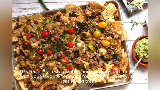 Video thumbnail for loaded nachos recipe