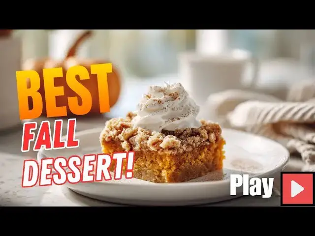 Video thumbnail for Easy Pumpkin Dump Cake Recipe | Cozy Fall Dessert 🍂
