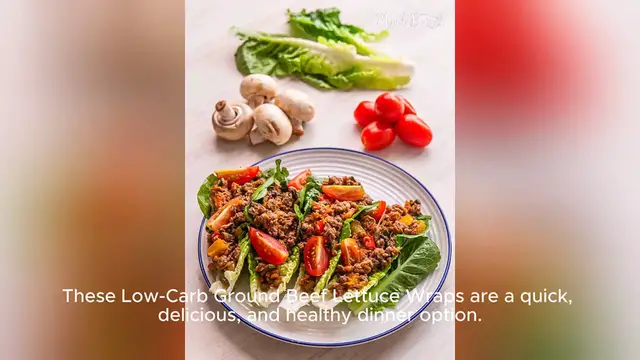 Video thumbnail for Low-Carb Ground Beef Lettuce Wraps