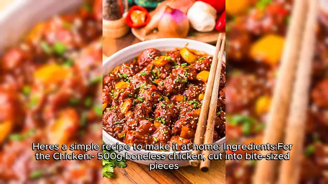Video thumbnail for Chicken Manchurian Recipe