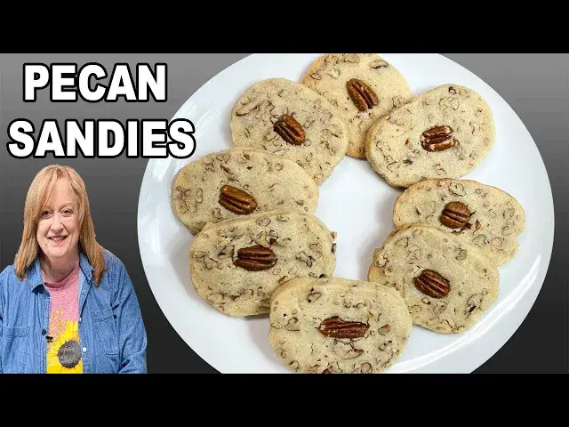 Video thumbnail for PECAN SANDIES COOKIE RECIPE, Bake with Me A Great Christmas Time Buttery Shortbread Cookie Recipe