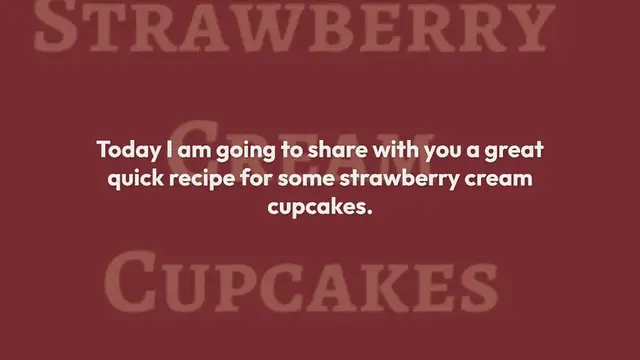 Video thumbnail for Strawberry Cream Cupcakes + 10,000 Cupcake Challenge