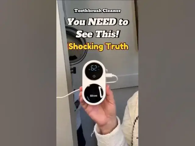 Video thumbnail for bitvae toothbrush cleaner & toothbrush holder