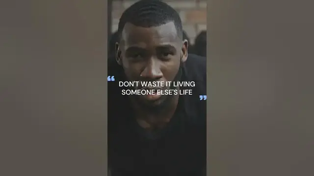 Video thumbnail for Be Yourself - Motivational Speech #shorts #motivationalquotes #motivationalvideo