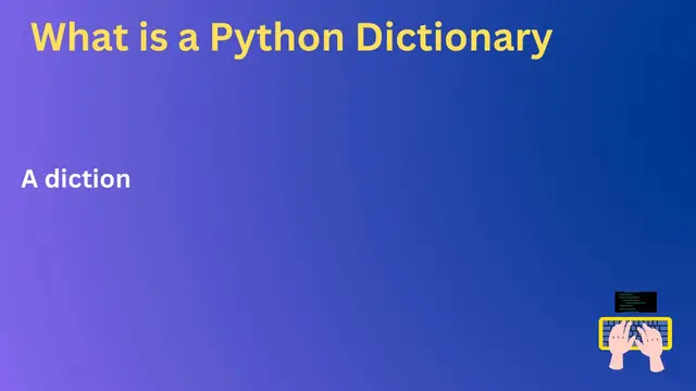 Video thumbnail for Python Dictionary