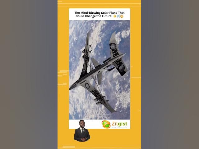 Video thumbnail for The Mind-Blowing Solar Plane That Could Change the Future! ☀️✈️🤯