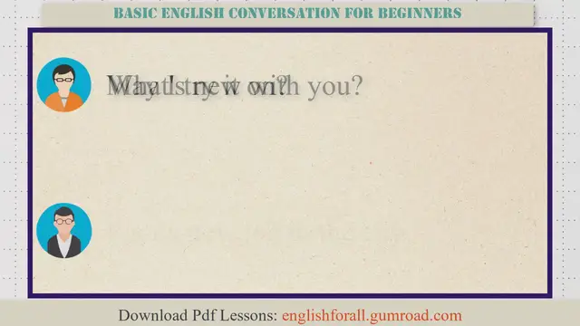 Video thumbnail for Basic English Conversation for Beginners #43