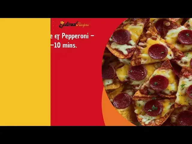 Video thumbnail for Pizza Chips – Easy Baked Snack for Parties