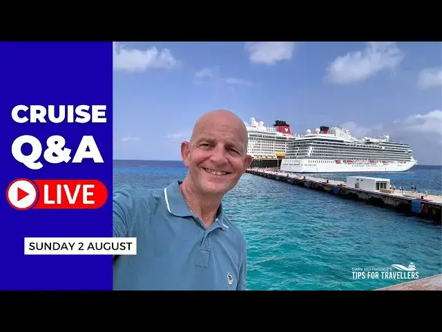 'Video thumbnail for Cruise Q&A Live: Sunday 3 August 2025: 9am PT / Noon ET/ 5pm UK'