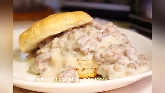 Video thumbnail for best sausage gravy recipe