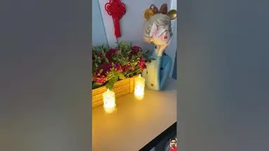 'Video thumbnail for Link in Bio ✅ | Cartoon Flame LED Christmas Candle'