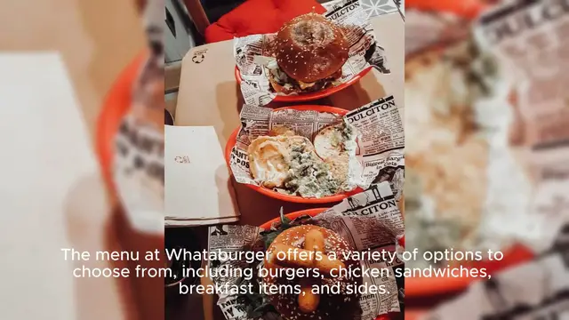 Video thumbnail for whataburger menu Price