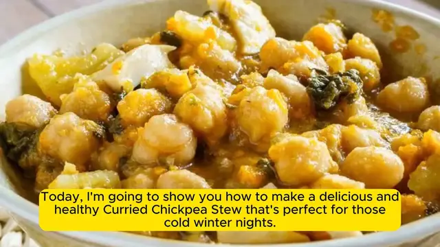 Video thumbnail for Recipe Curried Chickpea Stew