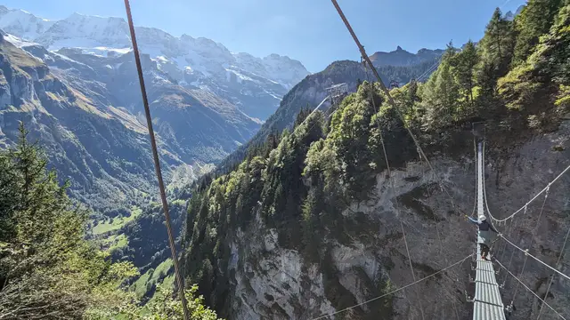 'Video thumbnail for Swiss Alps from Mürren Via Ferrata, Adventure of Lifetime'