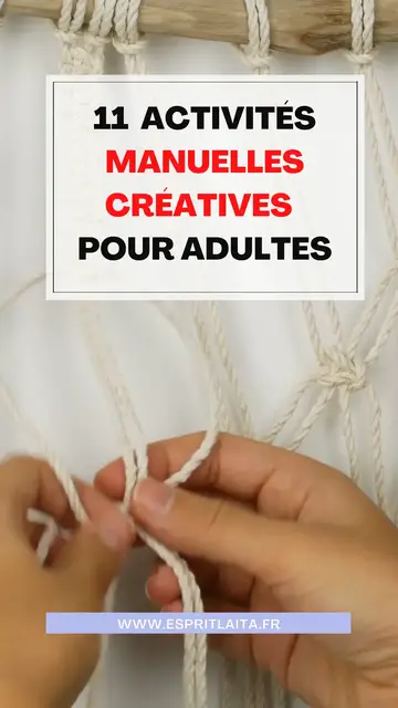 'Video thumbnail for 11 activités manuelles créatives pour adultes'
