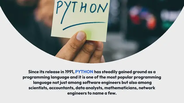 Video thumbnail for The world of PYTHON and Analytics: