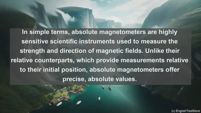 Video thumbnail for Absolute magnetometers in science  definition and examples