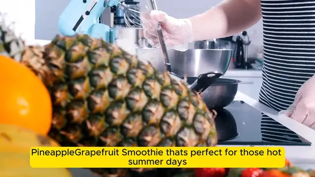 Video thumbnail for Pineapple-Grapefruit Detox Smoothie
