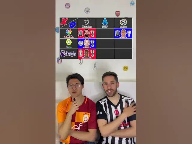 'Video thumbnail for New Tic-tac-toe football (Leagues) #tictactoe #football #league #süperlig #laliga #ligue1 #calcio'