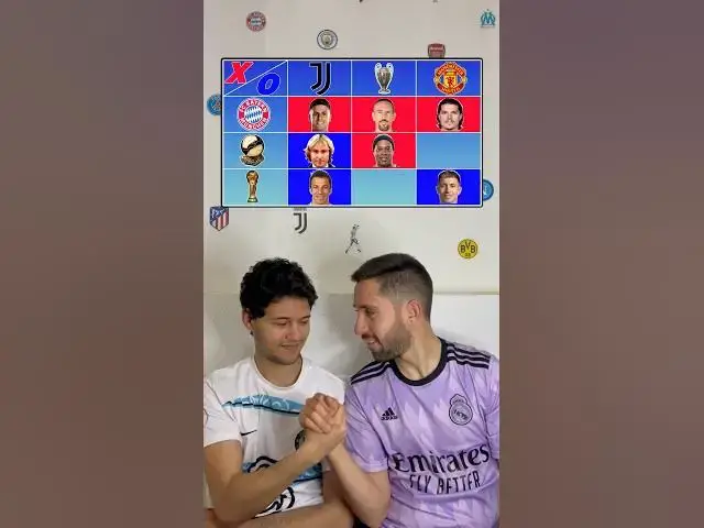 Video thumbnail for Footy Tic-Tac-Toe #football #tictactoe #manchesterunited #championsleague #worldcup #bayern #juve