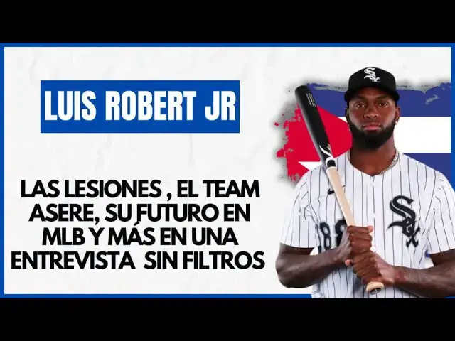 Video thumbnail for Las lesiones, el Clásico Mundial, la MLB y más en entrevista con Luis Robert.