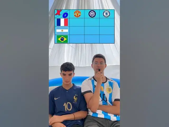'Video thumbnail for Footy Tic-Tac-Toe (Country) #football #footballshorts #tictactoe #argentina #france #brazil #quiz'
