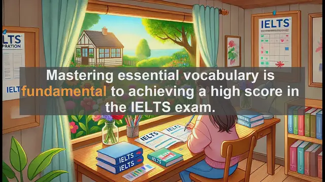 Video thumbnail for 2500 Must Know IELTS 6.5 Vocabulary - IELTS Vocabulary: Understanding and Using 'Fundamental'