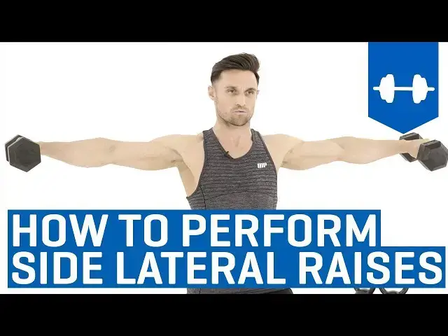 'Video thumbnail for Side Lateral Raises - How to Perform Correctly | Myprotein'