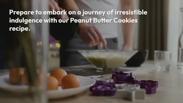 Video thumbnail for Peanut Butter Cookies Recipe