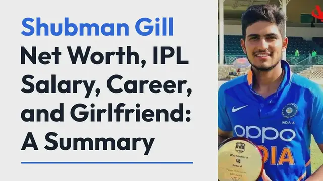 Video thumbnail for Shubman Gill Age, Net Worth, Girlfriend, Family and Biography