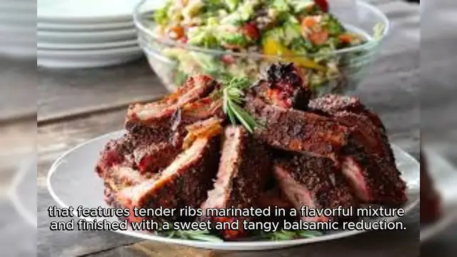 Video thumbnail for Tuscan-Style Spareribs with Balsamic Glaze Recipe
