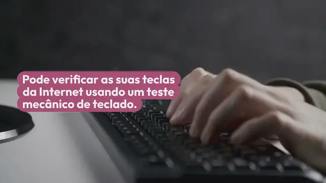 Video thumbnail for Teste de Teclado Mecânico | Switch Tester Online