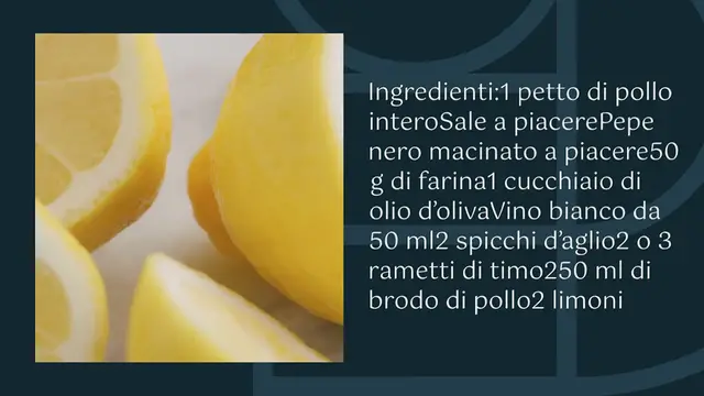 Video thumbnail for PETTI DI POLLO AL LIMONE