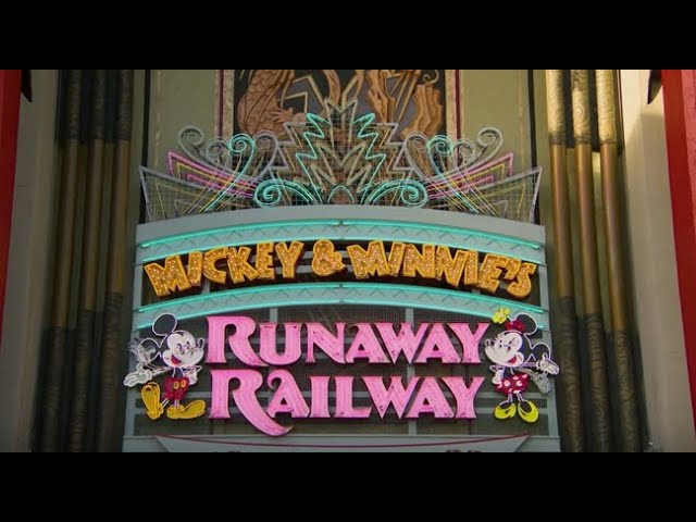 Video thumbnail for Mickey & Minnie's Runaway Railway - 360 POV - Hollywood Studios - Disney World