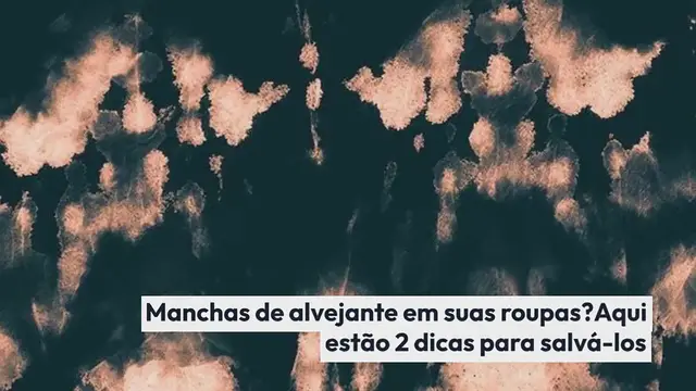 Video thumbnail for Manchas de alvejante em suas roupas? Aqui estão 2 dicas para salvá-los