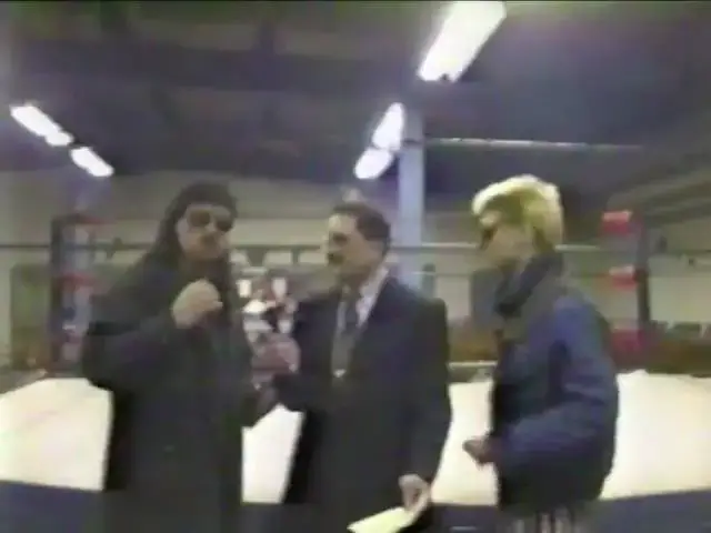 Video thumbnail for Rick Deezel confronts Mean Marc Ash in 1994 ICW Wrestling