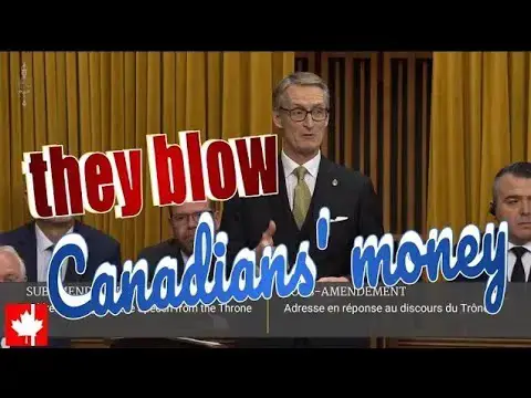 Video thumbnail for The continuation of blowing Canadians' money is putting a burden on future generations of Canadians
