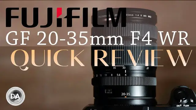 Video thumbnail for Fujinon GF 20-35mm F4 WR Quick Review:  The Widest View on Medium Format!
