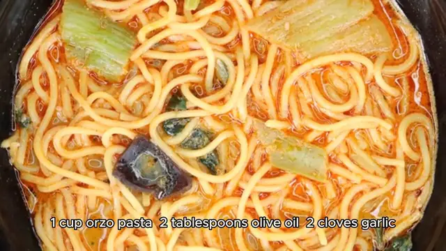 Video thumbnail for Lemon Garlic Orzo _ orzo recipe