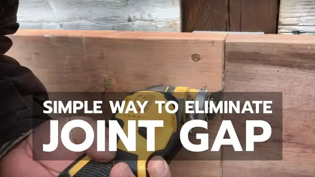 'Video thumbnail for WOODWORKING TRICK: Simple Way to Eliminate Joint Gap'