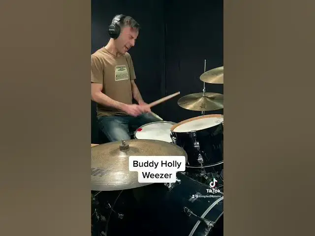 Video thumbnail for “Buddy Holly” - Weezer | Drum Cover | Fun Songs To Play On Drums