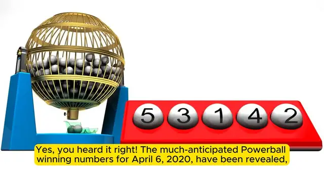 Video thumbnail for Powerball winning numbers for April 6_ Winning tic