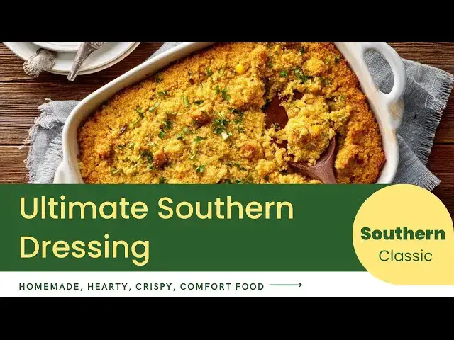 Video thumbnail for Southern Chicken and Cornbread Dressing Recipe 🧄🍗 #MyMamaRecipes