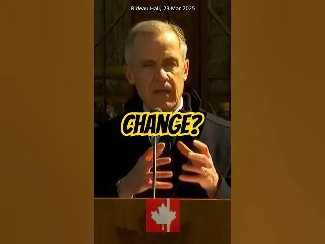 'Video thumbnail for Why should Canadians believe Carney when he says he represents something different and change?'