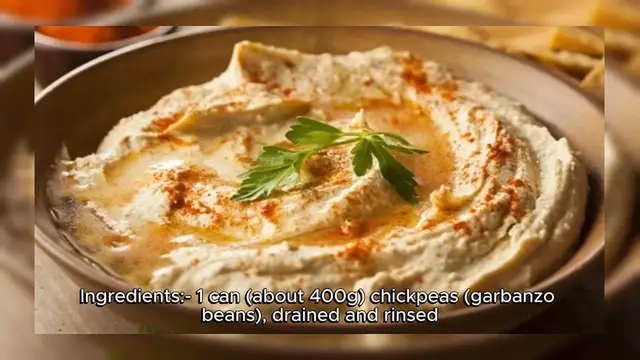 Video thumbnail for Hummus (ChickPeas) Recipe