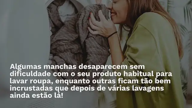 Video thumbnail for Adicione 1 ingrediente durante a lavagem e não haverá marcas de manchas nas roupas