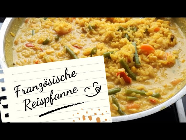 Video thumbnail for Französische Reispfanne 🇫🇷🍚🥘 – Ein Hauch von Provence!