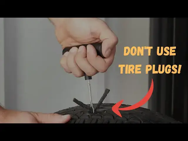 Video thumbnail for Tire Plug SCAM Exposed! This Could Save Your Life 😱