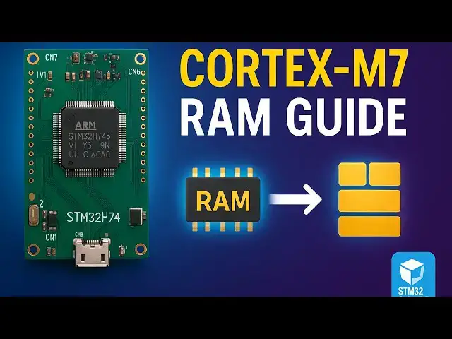 Video thumbnail for STM32 Cortex-M7 Memory Mastery: RAM Types, DMA Access & CubeIDE
