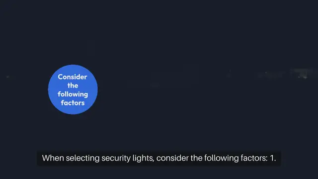 Video thumbnail for Choosing Effective Outdoor Security Lighting